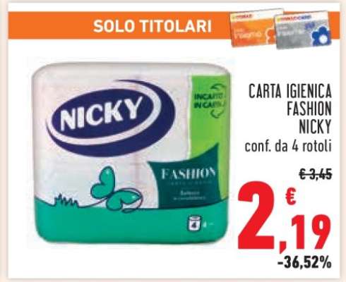 Carta Igienica Fashion Nicky