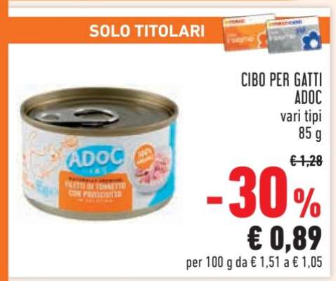 CIBO PER GATTI ADOC