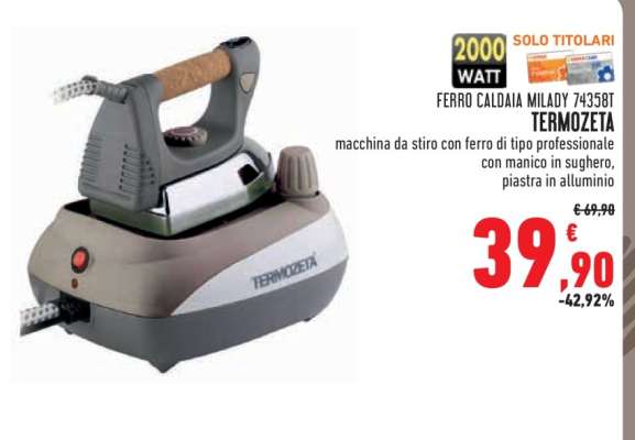 FERRO CALDAIA MILADY 74358T TERMOZETA