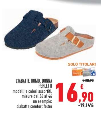 Ciabatte Uomo, Donna Perletti