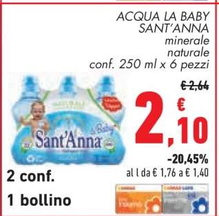 ACQUA LA BABY SANT'ANNA