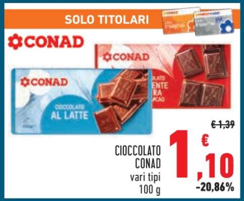 Cioccolato Conad
