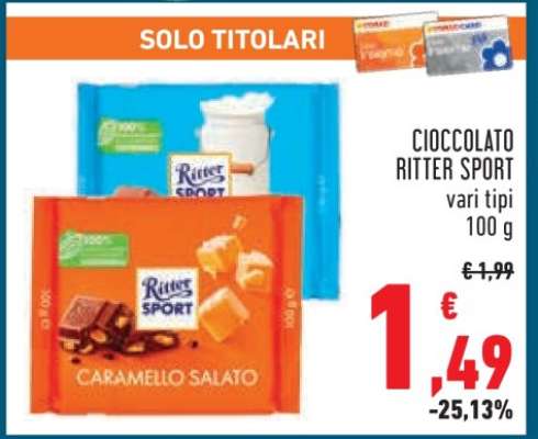 Cioccolato Ritter Sport