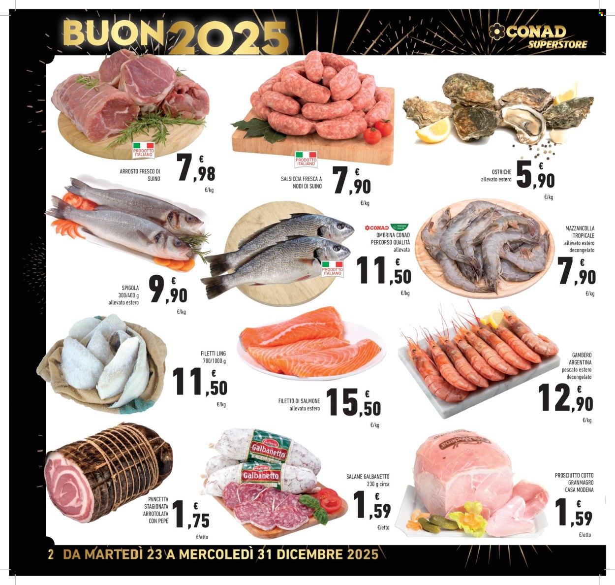 Volantino Conad Superstore - 23/12/2025 - 31/12/2025. Pagina 2
