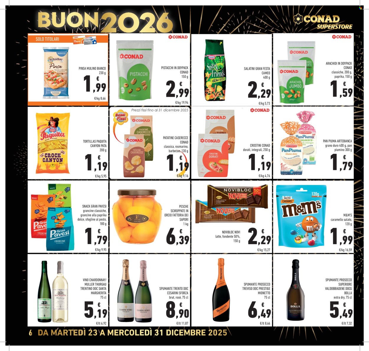 Volantino Conad Superstore - 23/12/2025 - 31/12/2025. Pagina 6