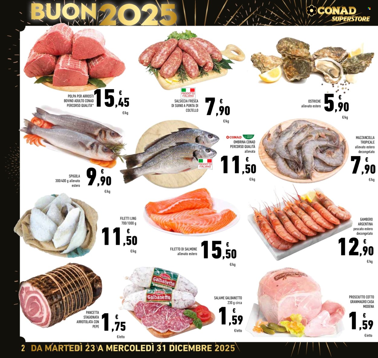 Volantino Conad Superstore - 23/12/2025 - 31/12/2025. Pagina 2