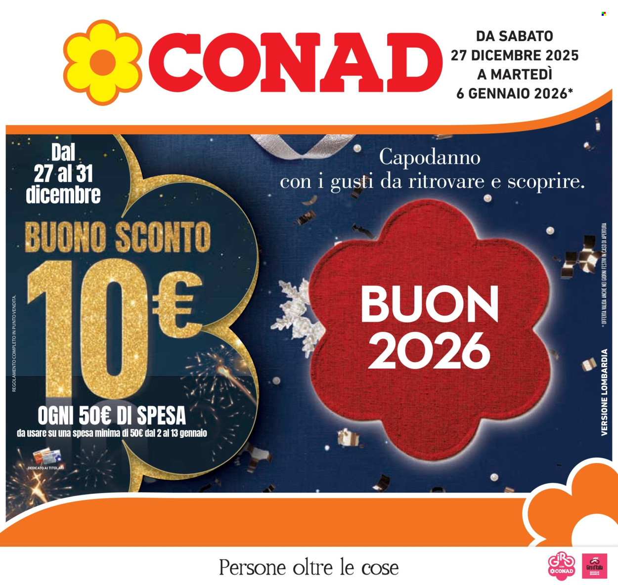 Volantino Conad - 27/12/2025 - 6/1/2026. Pagina 1
